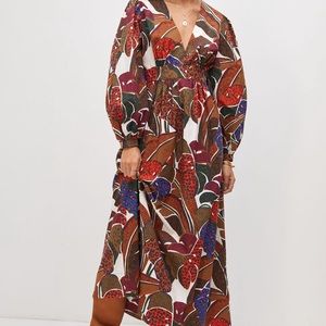 Farm RioDeep V-kneck maxi dress